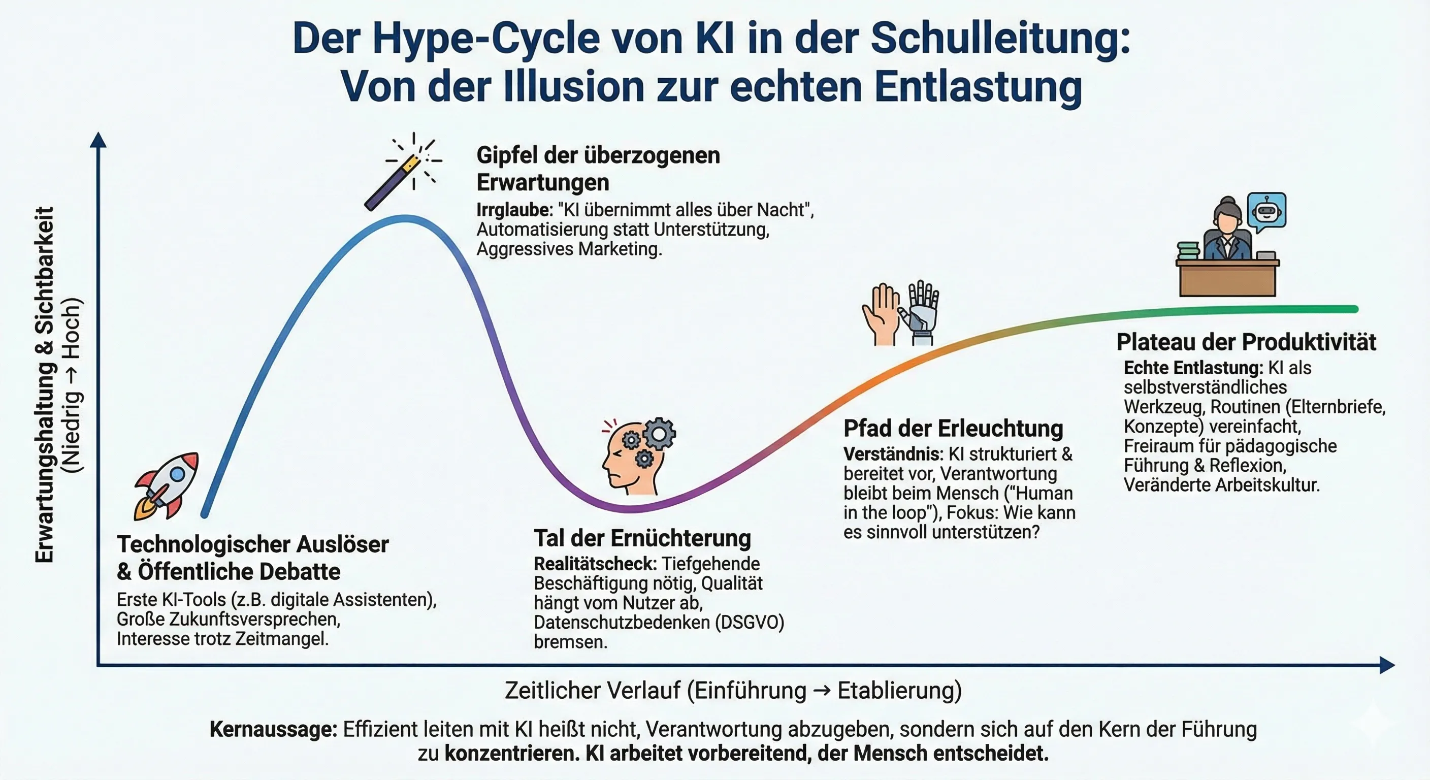 Gartner Hype Cycle KI Schule