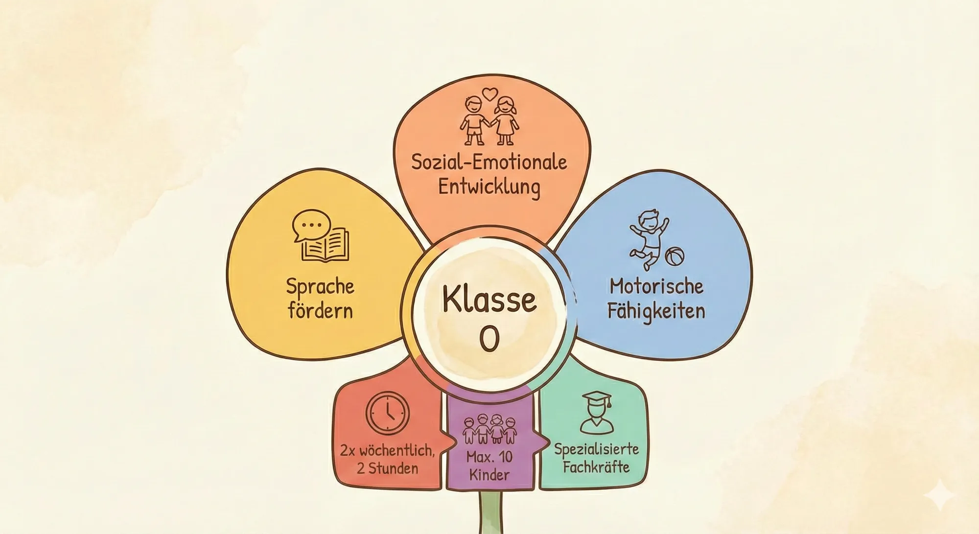 Übersichtsgrafik zum Förderprogramm Klasse 0
