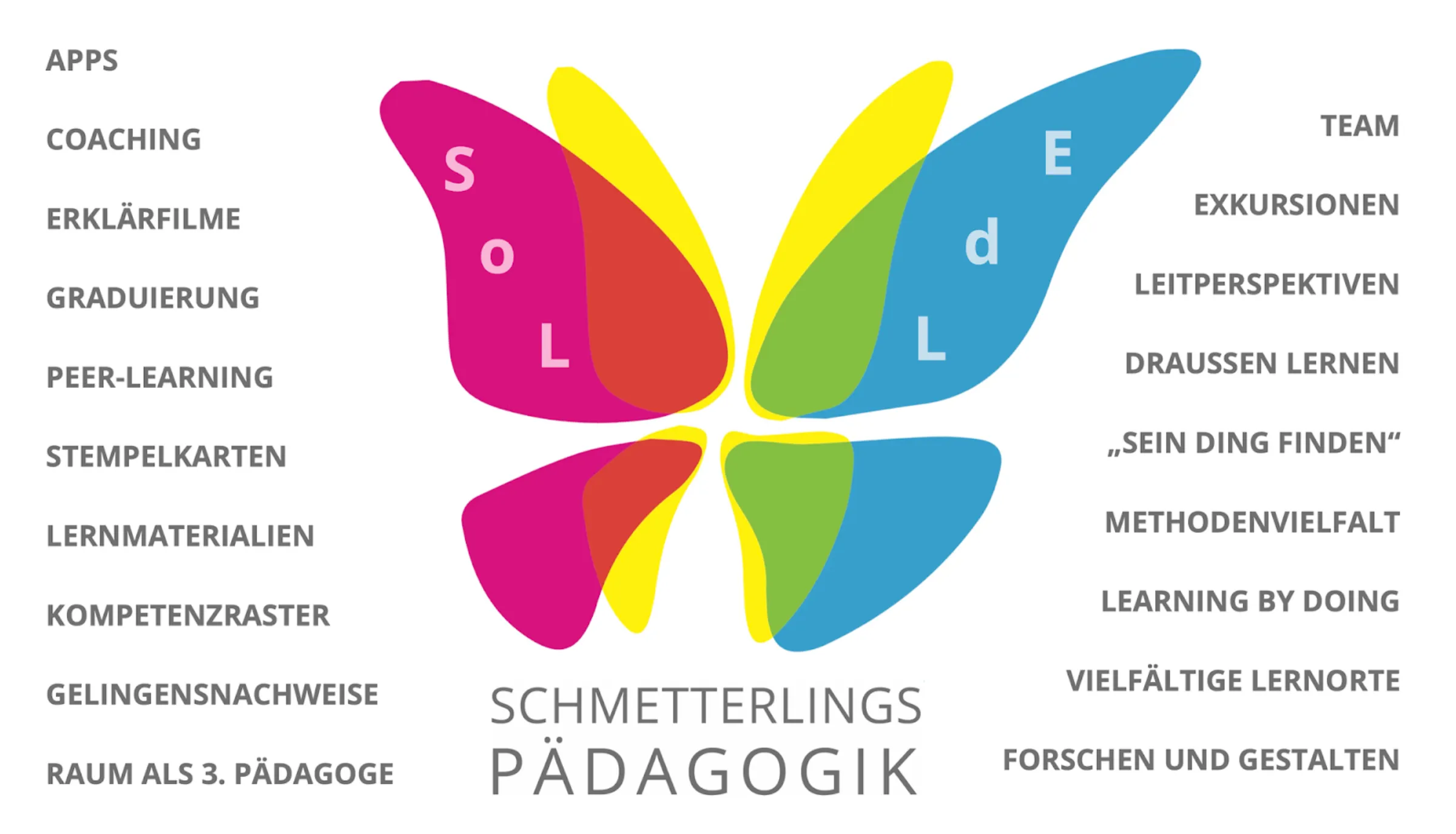 Schmetterlingspädagogik – Übersicht über SOL und EdL