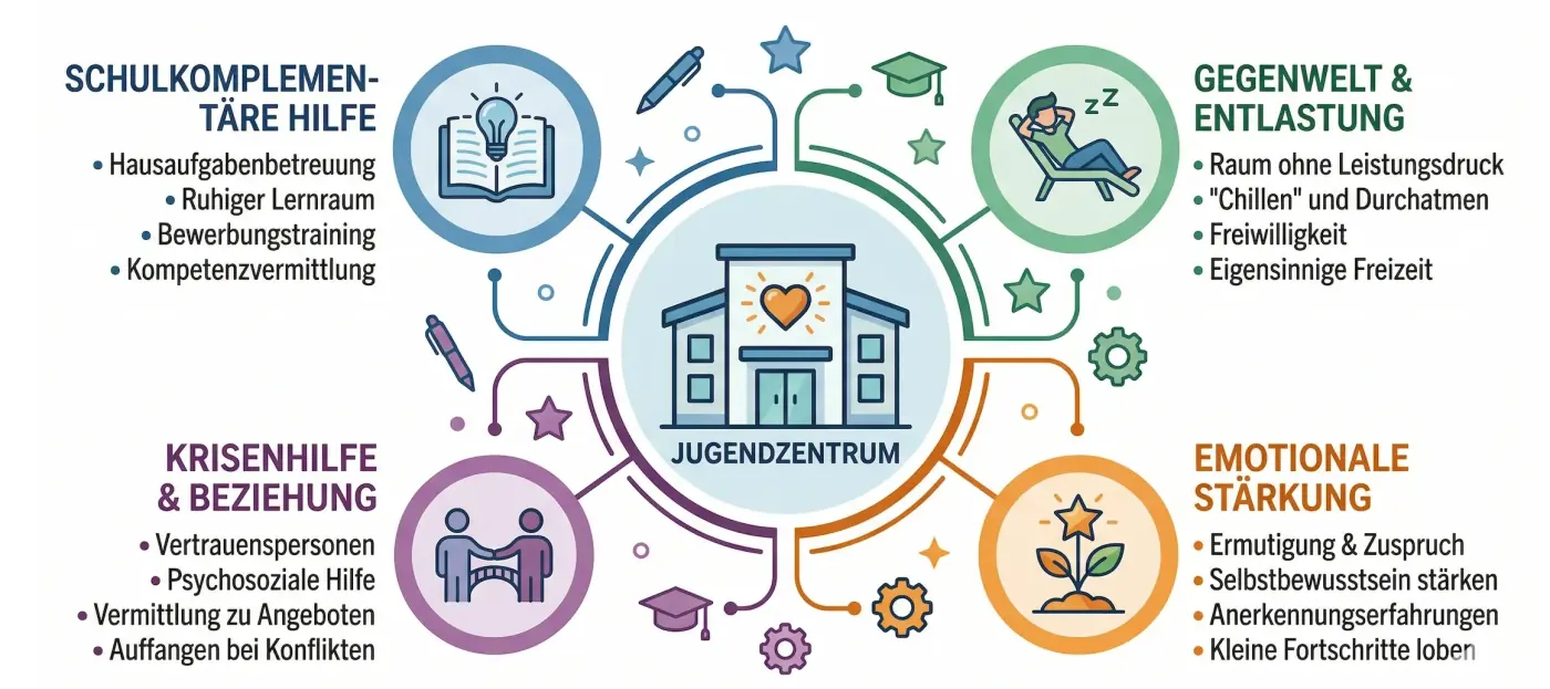 Aufgaben der Offenen Kinder- und Jugendarbeit