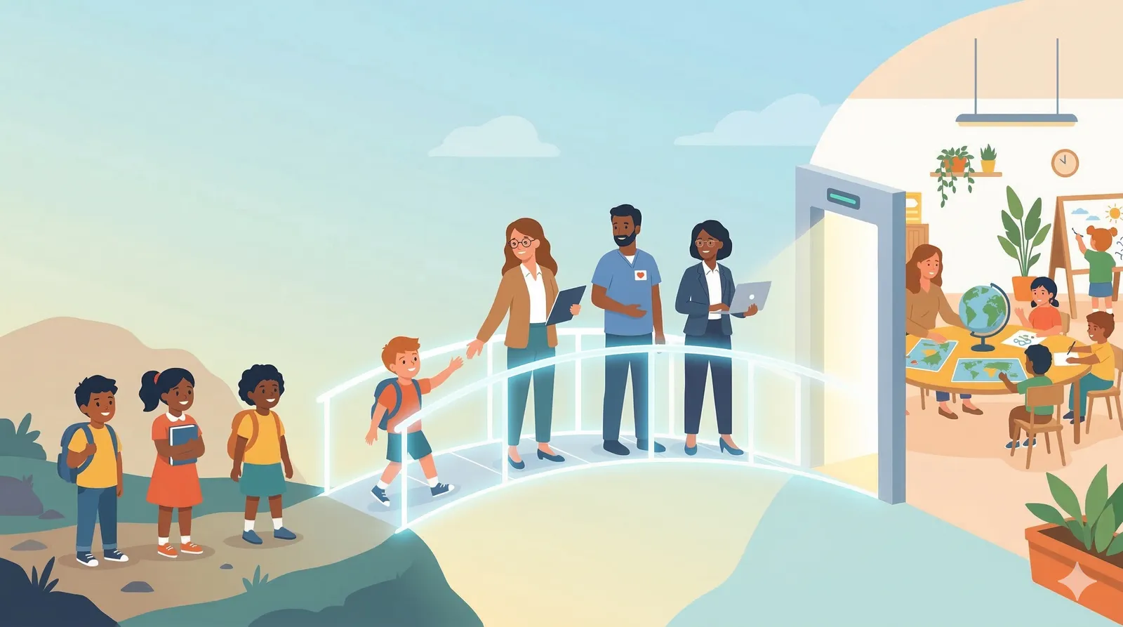 Illustration zum Thema Bildungschancen und soziale Herkunft in Deutschland