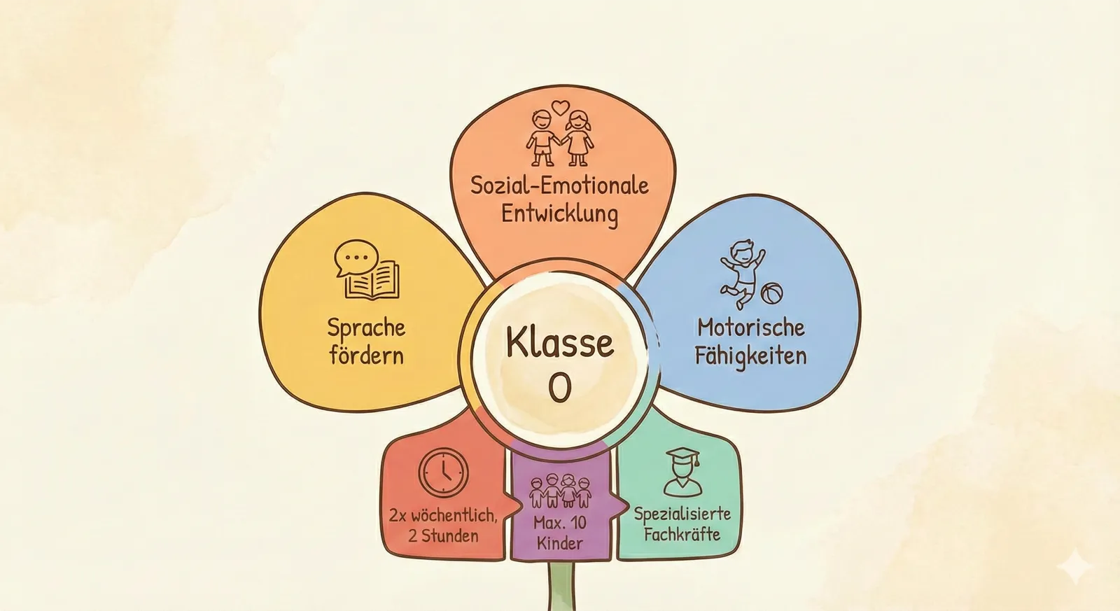 Übersichtsgrafik zum Förderprogramm Klasse 0